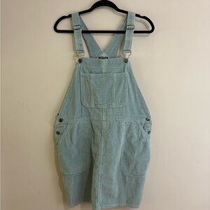 Wild Fable Light Green Corduroy Overalls